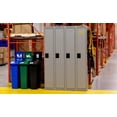 thumbnail image 7 of Sturdy Essentials Waste Wise 69 Gallon Recycled HDPE Waste and Recycling Center for Commercial Spaces for Organics, Recycling, Waste with Lids with Signs, 7 of 7