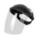 thumbnail image 2 of Equipo de protección del casco de soldadura, máscara de soldadura montada en la cabeza visible, profesional, escudo de cara para pulir otro trabajo Top negro transparente, 2 of 8