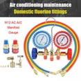 thumbnail image 2 of Bgsha R12 R22 R134a R502 Manifold Gauge Set HVAC A/C Charging Service, 2 of 9