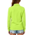 thumbnail image 7 of Abcomgle Girls Uniform Shirts Size 10 Long Sleeve Pique Polo Shirt with Collar Button Down School Uniform Shirts for Girls Moisture-Wicking Classic Girls Pullover, 7 of 7