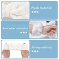 thumbnail image 2 of BLSCODE SPA Headband Wristbands Set Makeup Headband Wrist Towels for Washing Face Fuzzy Bow Headbands Soft Facial Head Bands Shower Skincare Hair Party Supplies Light Bule, 2 of 4