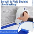 thumbnail image 2 of 2 Pack Masking Paint Tape Applicator with White Blue Each 1.4 Inch Painters Tape, Portable Masking S, 2 of 5
