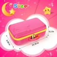 thumbnail image 2 of AYAOQIANG Estuche Rígido de Viaje Compatible con Juego de Iniciación de Libros Story Dream Machine, Contenedor Protector Rígido para Reproducción de Audio en Tiempo de Cuento, Colección de Personajes Real para Pequeños, Rosa, 2 of 7