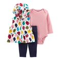 thumbnail image 2 of Baby Girls' 3 Piece Vest Little Jacket Set (Fall Leaves, 12 Months), 2 of 2