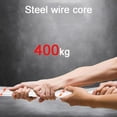 thumbnail image 4 of 12mm Nylon Steel Core Safety Rope - Heavy Duty Climbing Rope for Rescue, Tree Climbing, Hiking, Camping, Rappelling - 393/787/1181 Inch Auxiliary Rope with Carry Bag, 4 of 5