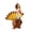 Orange, variant on 7 Inch Thanksgiving Desk Goose Outfit, Fall Turkey Desk Goose, Fall Decoration for Mini Statues Office and Home, Cute Desktop Accessories Shelf Display, Autumn Party Supplies