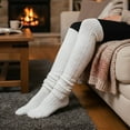 thumbnail image 4 of allydrew Winter Warm Over the Knee Thigh High Long Boot Socks, White, 4 of 4