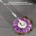 thumbnail image 3 of Palanca de trapeador giratoria con tubo de acero inoxidable reforzado y grueso, a prueba de explosiones, adecuada para uso doméstico., 3 of 7