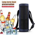 thumbnail image 5 of BLEEUS Water Bottle Cooler Bag Portable Camping Drink Cup Insulated Pouch Camping Supplies (Blue), 5 of 8