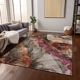 thumbnail image 6 of Addison Rugs Chantille Indoor/Outdoor Transitional Floral Khaki Machine Washable Rectangle Rug, 8' x 10', 6 of 8