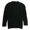 thumbnail image 2 of American Eagle Womens Solid Pullover Sweater, Black, Small, 2 of 2