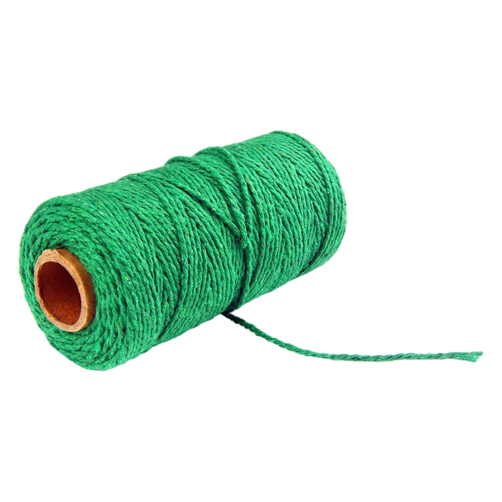 Tachiuwa 3xTwisted Cotton Rope Soft Bag String Beading Braided Rope Craft Dark Pcs
