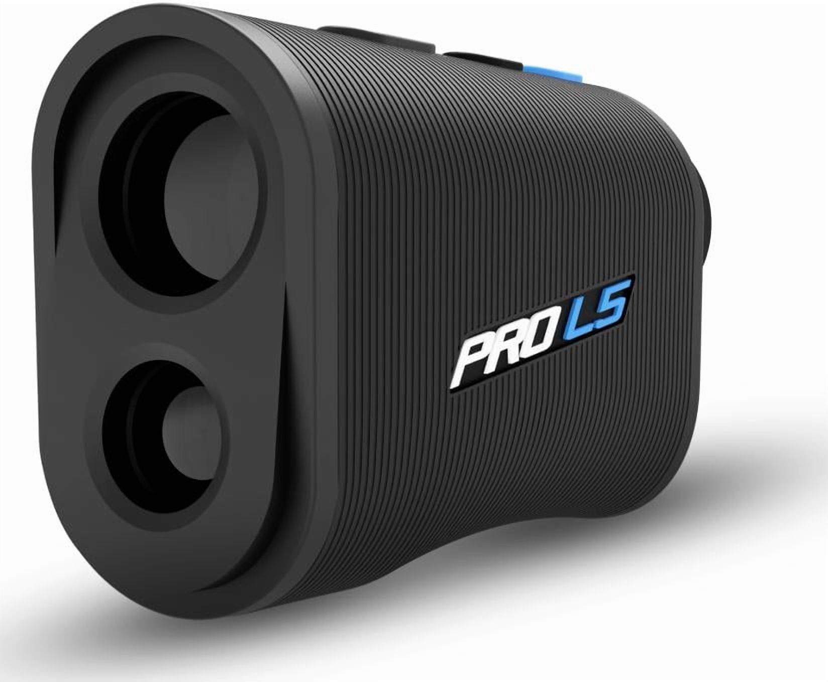 Shot Scope Golf Pro L5 Laser Rangefinder with Slope and Cart Magnet, Black -