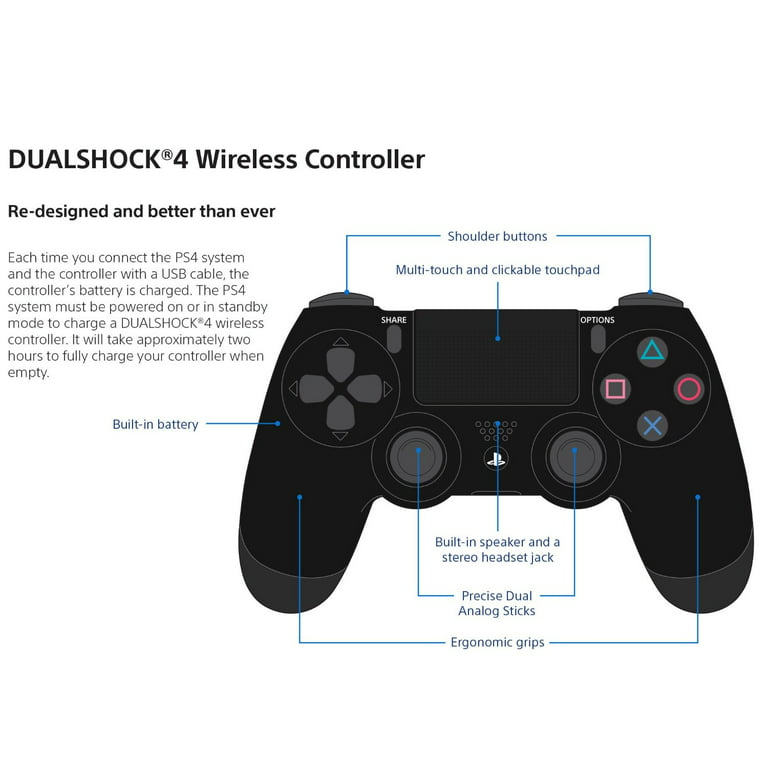 PlayStation 4 Glacier White DualShock Controller Wireless [Sony] 