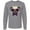 Athletic Heather, variant on Inktastic Pug Dog July 4th Patriotic Sunglasses Long Sleeve T-Shirt