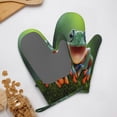 thumbnail image 4 of Hirioo Tree Frog for Silicone Oven Mitts for BBQ, Baking, Cooking, Set of 2, Heat Resistant 260℃, Non-Slip Kitchen Essentials, 4 of 6