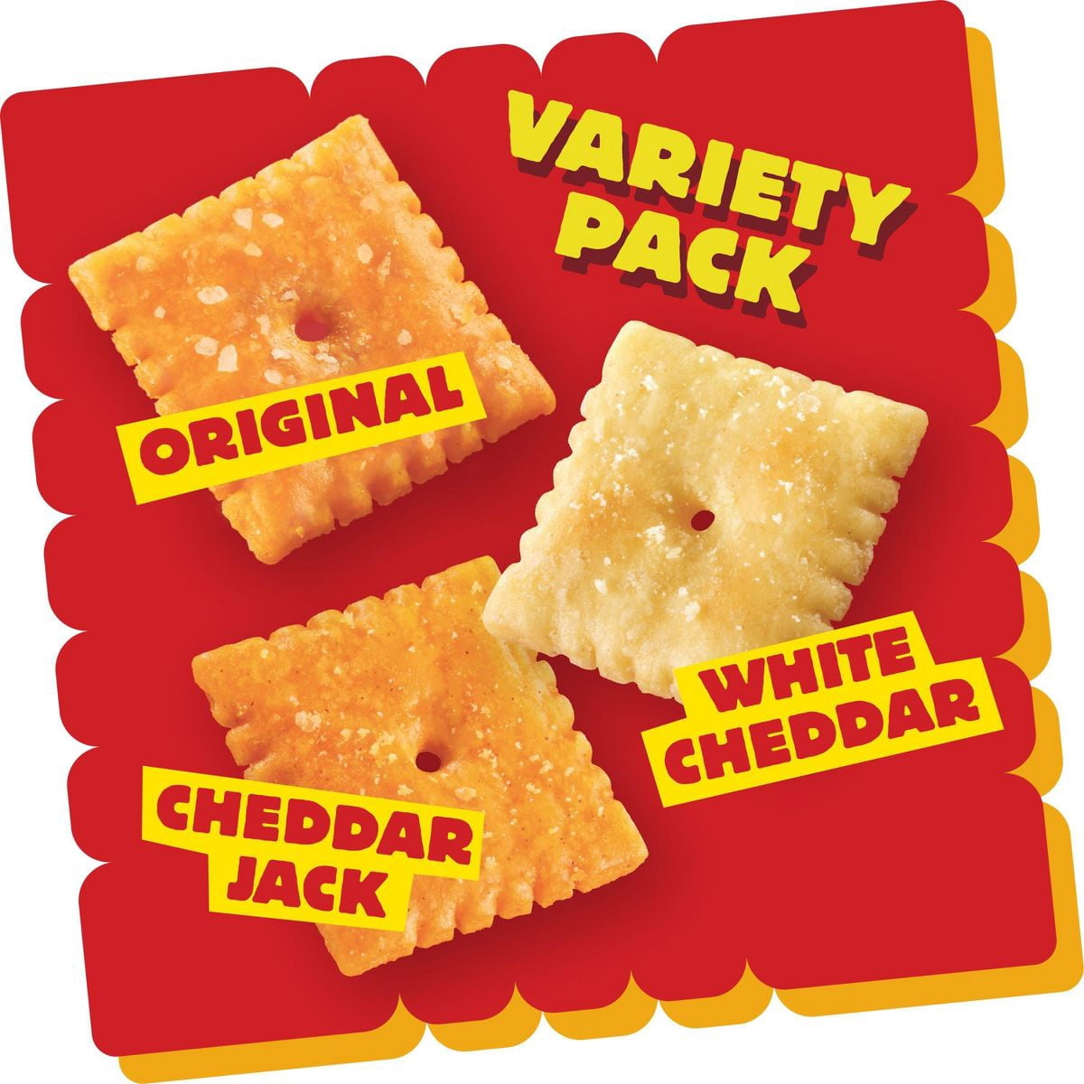 Cheez-It Baked Snack Crackers Variety Pack - 12.1oz/12ct