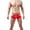 Red, variant on XMMSWDLA Men Butt-Flaunting Jockstraps Underwear Breathable Mesh Lace Boxer Briefs Bottomless Shorts Backless Gay Underpants