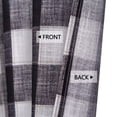 thumbnail image 5 of Buffalo Plaid Tier Curtain, Rod Pocket Checkered Light Filtering Small Curtain, 5 of 6