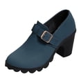 thumbnail image 1 of RXMEKW Fall Boots for Women,Metal Buckle High Heel Boots, 1 of 9