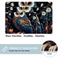 thumbnail image 2 of Owl Polyester Non-Slip Machine Washable Indoor Door Area Office Rug, 2 of 6
