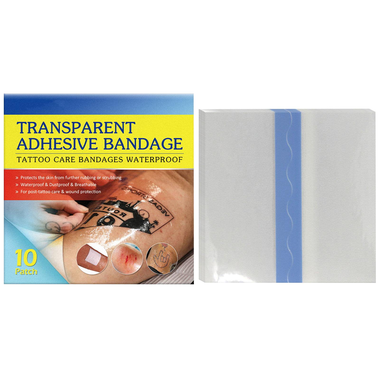 Wrap Bandage,10Pcs Breathable Waterproof Aftercare Bandage,Second Skin