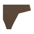 thumbnail image 5 of Bigersell Thong Underwear Women Clearance Womens Cotton Panties Bikini Panty Style P-1176 Polyester Cheeky Panties Seamless Underwear Ladies Thong Briefs High Waist Women's Panties Coffee XL, 5 of 5