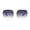 Grey, variant on Rimless Metal Sunglasses for Men Women, Gradient Lens Sun Glasses, Lightweight UV Protection Wrap Around Eyewear, Brown, One Size