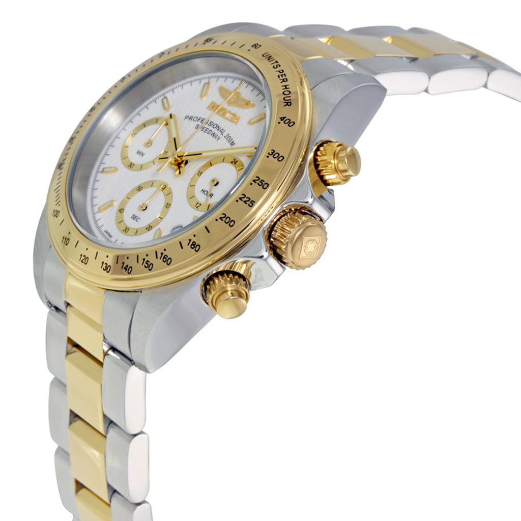 Hindre Kiks Pirat Invicta Men's 9212 Speedway Collection 18k Gold-Plated and Stainless Steel  Watch - Walmart.com