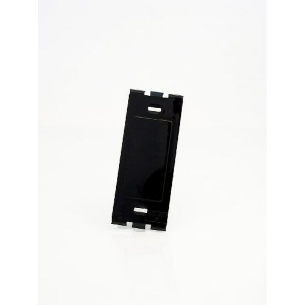 Leviton 80314 E Black Decora Plus Standard Size Blank Wall Plate Plastic Adapter Com - Decora Wall Plates Adapter