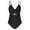 Black, variant on Women's One Piece Bandage Monokini Bikini Push-up Swimsuit Bathing Suit Swimwear Beachwear