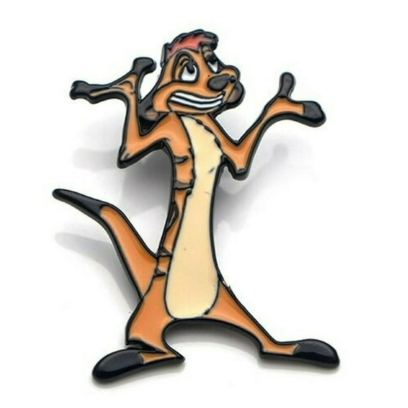 Lion King Timon Character 1" Tall Enamel Metal Pin