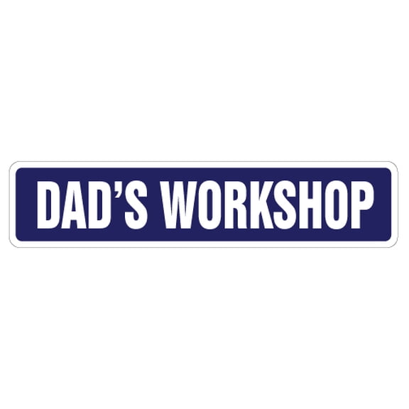 Dad's Workshop Street [3 Pack] of Vinyl Decal Stickers