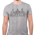 thumbnail image 2 of Skyline Buffalo New York Shirt Unisex 2X-Large Grey, 2 of 5