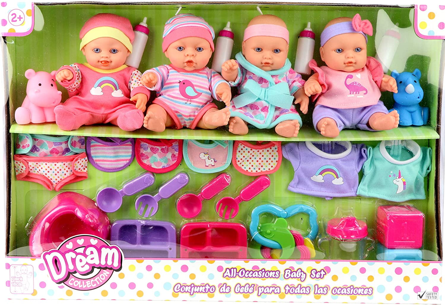 Dream Collection All-Occasions Baby Doll Playset, 29 Pieces