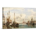 thumbnail image 1 of ARTCANVAS Trabaccoli Carrying Wood Canvas Art Print by Edward William Cooke - Size: 40" x 26" (1.50" Deep), 1 of 9