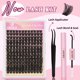 thumbnail image 5 of Kit Lash Clusters UILULU DIY 168 pestañas postizas individuales, 5 of 7