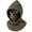 Green, variant on 3-in-1 Fleece Double-Layer Integrated Hat, Adjustable Face & Neck Gaiter for Winter Outdoor Activities