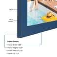 thumbnail image 3 of ArtToFrames 6" x 11" Blue Picture Frame, 6x11 inch Blue MDF Poster Frame (WOM-4118),  Pack, 3 of 8