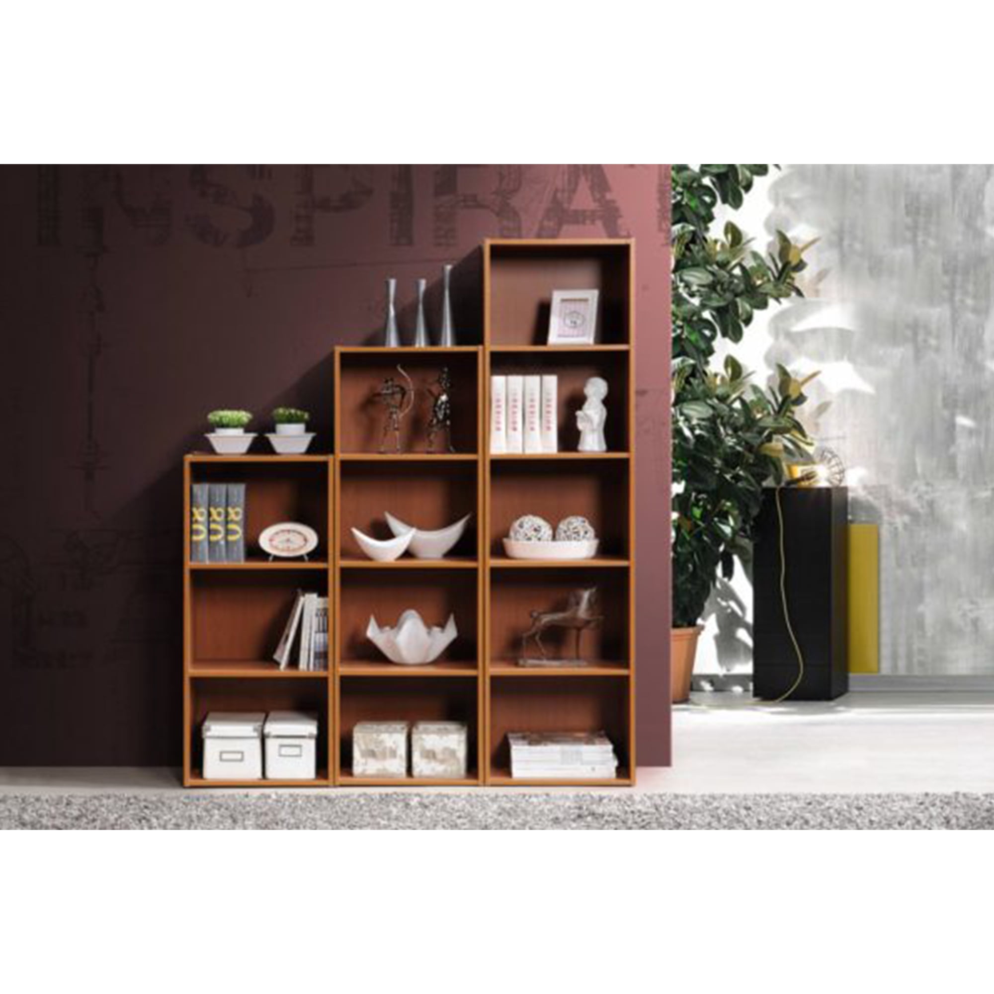 Indoor Modern Home Decorative Furniture 4-Shelf Bookcase