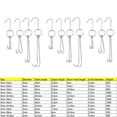 thumbnail image 4 of Stainless Steel Double Meat Hooks Roast Beef Turkey Bacon Shop Hanging Clasp BBQ Grill Hanger Cooking Tools, 4 of 8