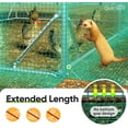thumbnail image 6 of Quictent Large Metal Chicken Coop Run W/Roosting Perch for 20+ Poultry with Heavy Duty Wire Mesh and Waterproof Roof Cover, Outdoor Walk-in Cage Peak Hen House for Yard Farm, 12x9x6.6FT, 6 of 9