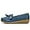 Navy, variant on Women Penny Loafer Casual Comfort Slip on Shoes Walking Flat Driving Wide Width Shoes Ladies