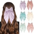 thumbnail image 1 of xianyou-Fancy Hair Bow Clip | Bow Style Ribbon Bow Clip | Hair Accessory with Alligator Clip | Suitable for Girls/Women of All Age Group | Goes Well With All Attire | 6 Pcs, 1 of 4