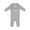 AC-Heather Grey, variant on Doodle Life is Ruff Golden Doodle Baby Romper Coveralls