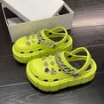 thumbnail image 4 of 2023 Verano Croc Mujer Plataforma De Tacón Alto Crocs Moda INS Vestido Playa Zapatillas, 4 of 4