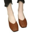 thumbnail image 4 of Sngxgn Women's Flats Shoes Dress Shoes for Women Flats Shoes Comfortable Flats Shoes(Brown,38), 4 of 7