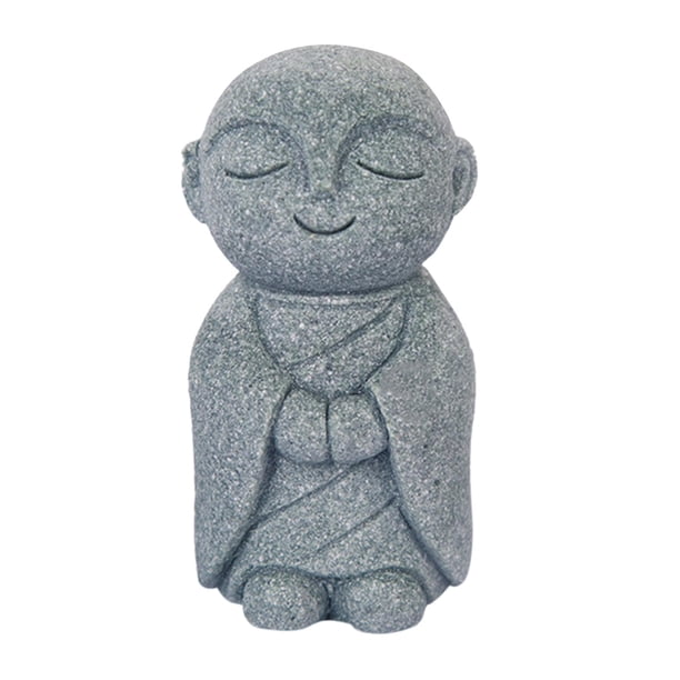Figura decorativa de Buda para acuario, bonita escultura de Buda para escritorio Estilo C