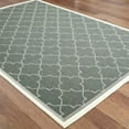 thumbnail image 2 of Oriental Weavers Marina Indoor/Outdoor Rug - 6025L - 8'6" x 13' - in Grey/ Ivory - Moroccan Style, Water, Stain and Fade Resistant, Hose Clean, Patio, Outdoor Living Area Rug, 2 of 3