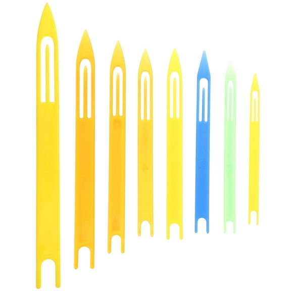 FUEENIRVA Repairing Shuttle Practical Lightweight Fishing Net Tool 8Pcs